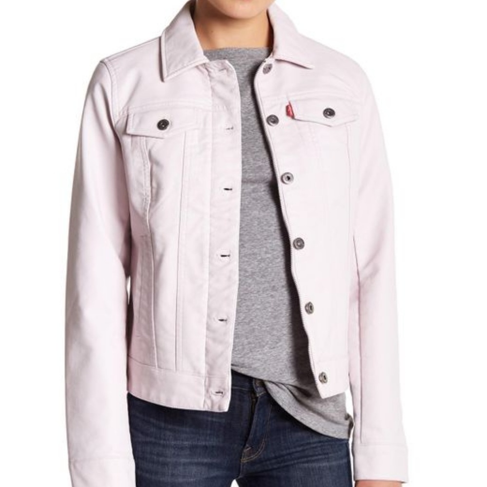 Levi's Faux Leather Trucker Jacket